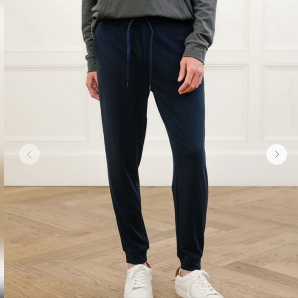 BLUE Cozy Earth Bamboo Men's Jogger Pants Activewear Pajama UNISEX NWOT Size 2X - Picture 1 of 5